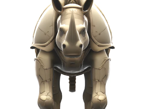 Armored Rhino Sentinel 3D Print Model