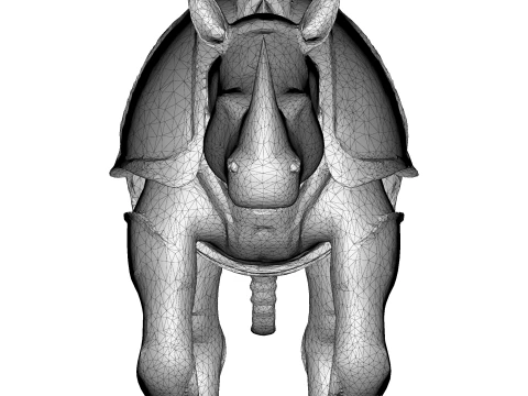 Armored Rhino Sentinel 3D Print Model