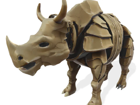 Armored Rhino Sentinel 3D Print Model