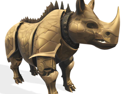 Armored Rhino Sentinel 3D Print Model