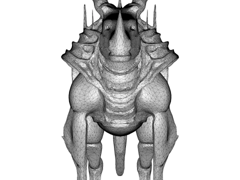 Armored Rhino Sentinel 3D Print Model