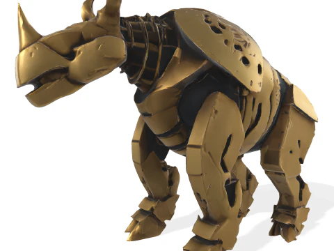 Armored Rhino Sentinel 3D Print Model