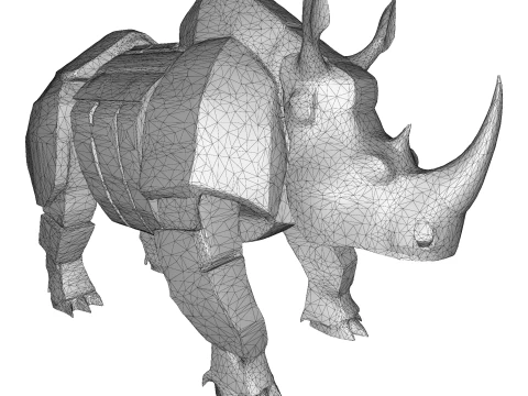 Armored Rhino Sentinel 3D Print Model