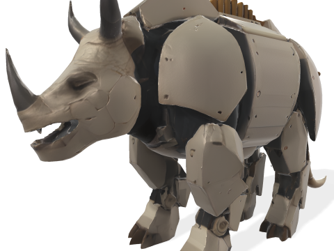 Armored Rhino Sentinel Model do druku 3D