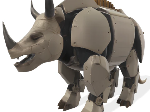 Armored Rhino Sentinel 3D Print Model