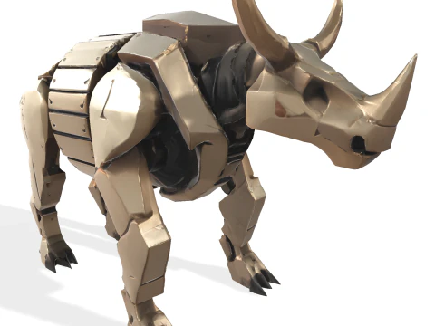 Armored Rhino Sentinel 3D Print Model