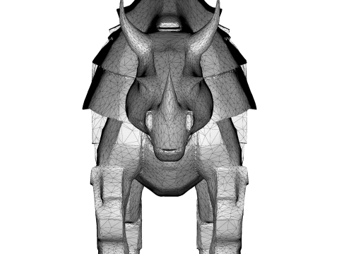 Armored Rhino Sentinel 3D Print Model