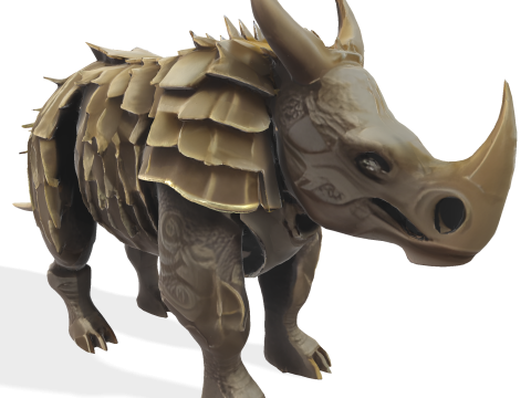 Armored Rhino Sentinel Model do druku 3D