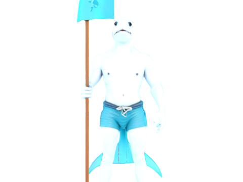 Aquatic Warriors Sea Guardians Collection Modello di stampa 3D