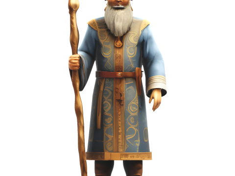 Elden Sages Fantasy Wisdom Embodied Modelo de Impressão 3D