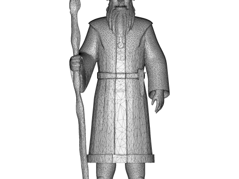 Elden Sages Fantasy Wisdom Embodied Modelo de Impressão 3D