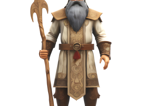 Elden Sages Fantasy Wisdom Embodied Modelo de Impressão 3D