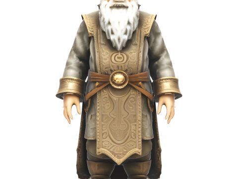 Elden Sages Fantasy Wisdom Embodied Modelo de Impressão 3D