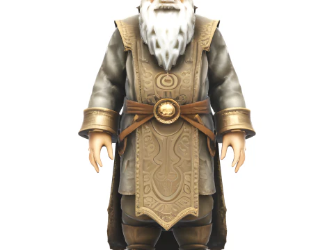 Elden Sages Fantasy Wisdom Embodied 3D Print Model