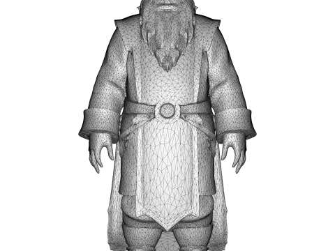 Elden Sages Fantasy Wisdom Embodied Modelo de Impressão 3D