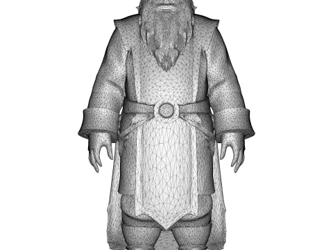 Elden Sages Fantasy Wisdom Embodied 3D Print Model