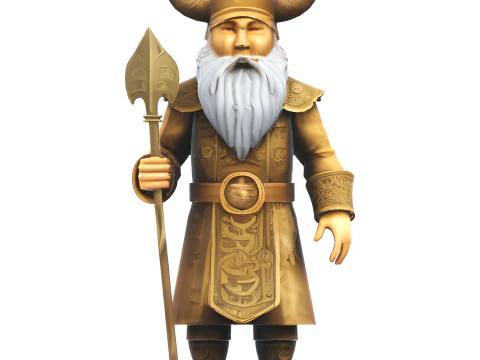 Elden Sages Fantasy Wisdom Embodied 3D Print Model
