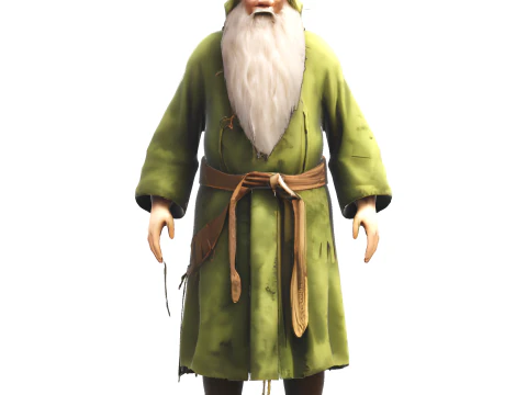 Elden Sages Fantasy Wisdom Embodied 3D Print Model