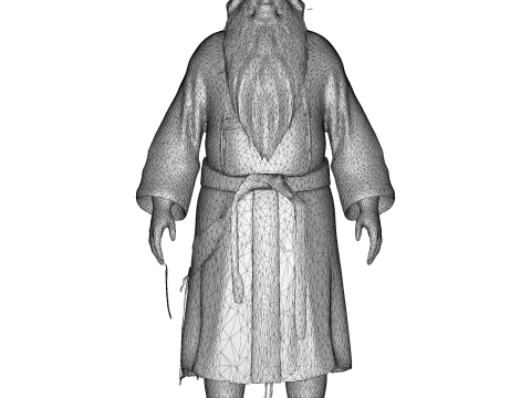 Elden Sages Fantasy Wisdom Embodied Modelo de Impressão 3D