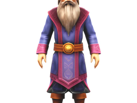 Elden Sages Fantasy Wisdom Embodied 3D Print Model