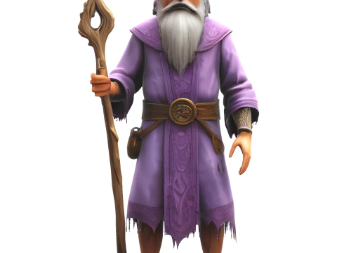 Elden Sages Fantasy Wisdom Embodied 3D Print Model