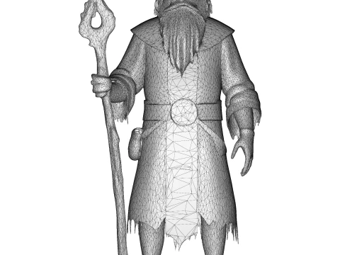 Elden Sages Fantasy Wisdom Embodied 3D Print Model