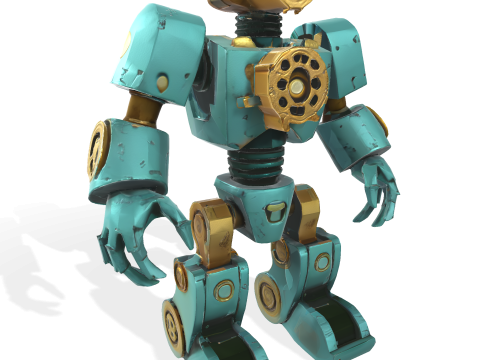 Articulated Robot Army Collection 3Dプリントモデル