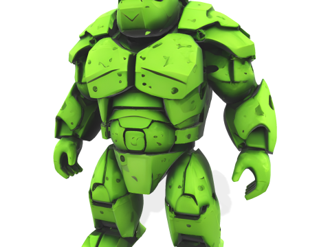 Mythic Mech Guardian Modelo de Impressão 3D