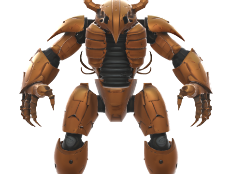 Mythic Mech Guardian Modelo de Impressão 3D