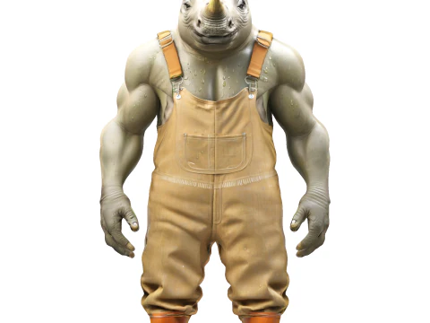 Anthropomorphic Animal Character Collection 3D Print Model