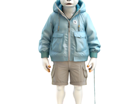 Anthropomorphic Animal Character Collection 3Dプリントモデル