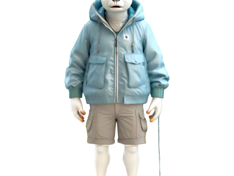 Anthropomorphic Animal Character Collection 3D Print Model