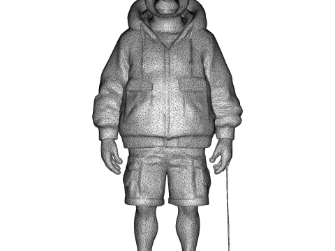 Anthropomorphic Animal Character Collection 3D Print Model