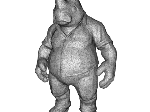 Anthropomorphic Animal Character Collection 3Dプリントモデル