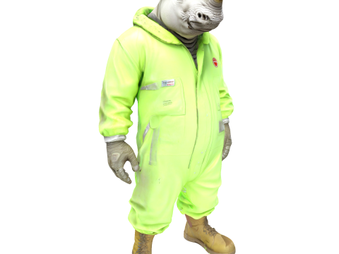 Anthropomorphic Animal Character Collection 3Dプリントモデル