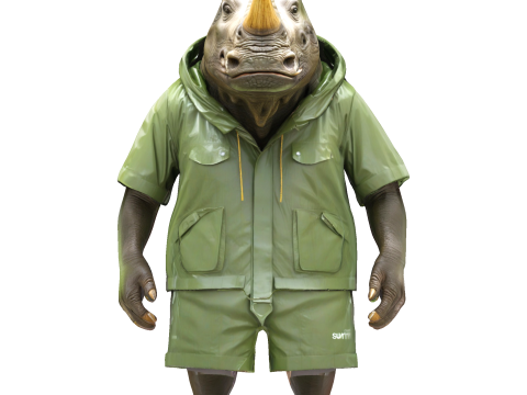 Anthropomorphic Animal Character Collection 3Dプリントモデル