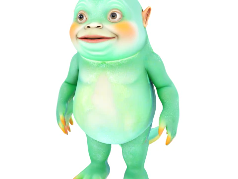 Anthropomorphic Animal Character Collection 3D Print Model