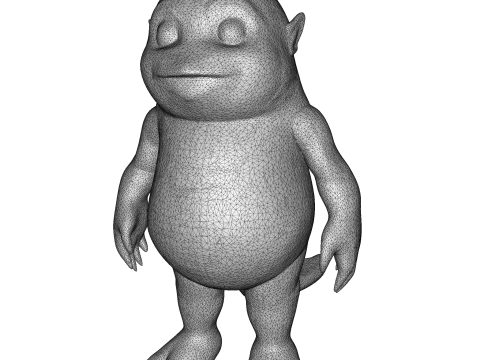Anthropomorphic Animal Character Collection 3Dプリントモデル