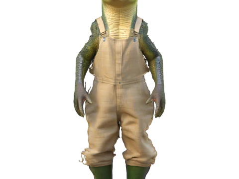 Anthropomorphic Animal Character Collection 3D Print Model