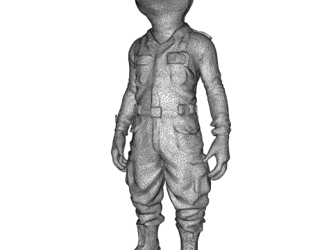 Anthropomorphic Animal Character Collection 3Dプリントモデル