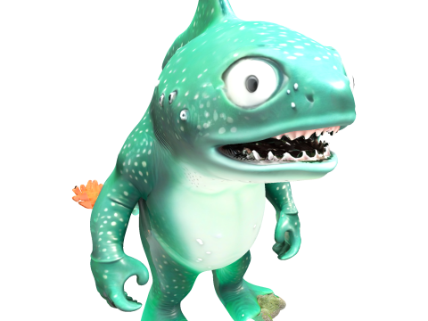 Anthropomorphic Animal Character Collection 3Dプリントモデル
