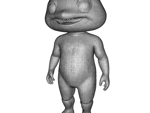Anthropomorphic Animal Character Collection 3Dプリントモデル