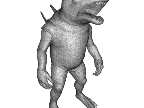 Anthropomorphic Animal Character Collection 3D Print Model