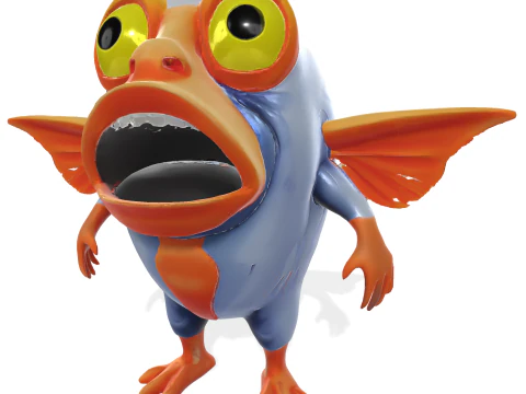 WhimsiFish Friends Collection 3D Print Model