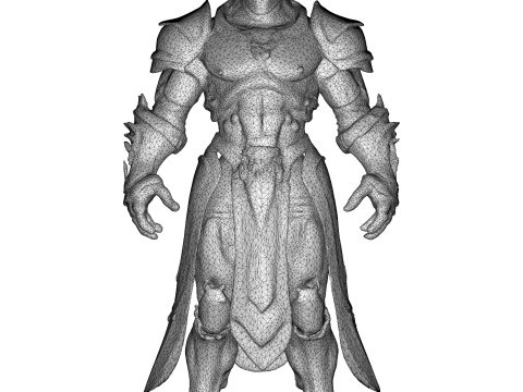 Elite Armored Warriors Collection - Premium Fantasy Fighter Pack 3Dプリントモデル