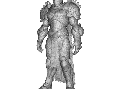 Elite Armored Warriors Collection - Premium Fantasy Fighter Pack 3Dプリントモデル