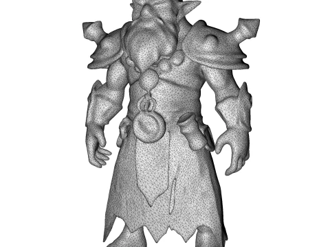 Forgefolk Guardians High-Poly Dwarf Gnome Character Pack 5 Models 3D Print Model