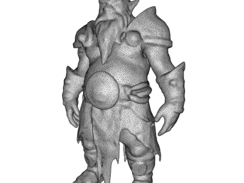 Forgefolk Guardians High-Poly Dwarf Gnome Character Pack 5 Models 3D Print Model