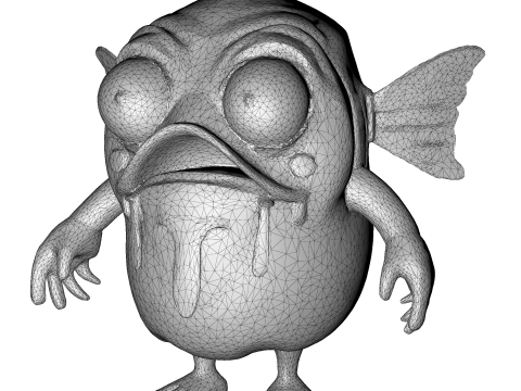 シー ゴブリン モンスター 10 ハイポリ キットバッシュ クリーチャー パック 3Dプリントモデル