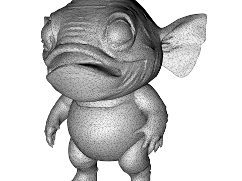 シー ゴブリン モンスター 10 ハイポリ キットバッシュ クリーチャー パック 3Dプリントモデル